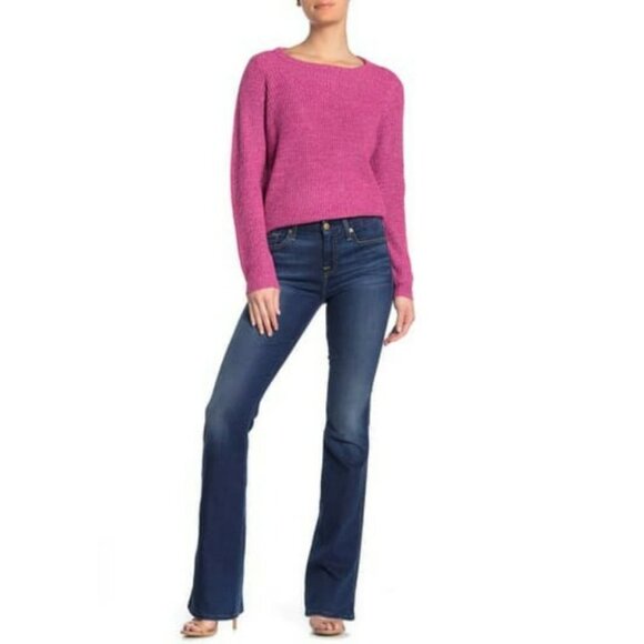 7 For All Mankind A Pocket Bootcut Jeans-Women's - Picture 2 of 11